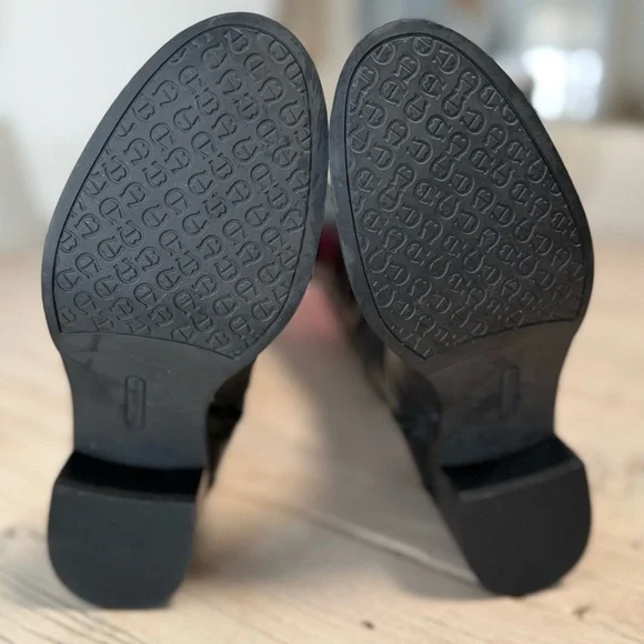 Etienne Aigner Black Leather Knee-High Boots size 6 New - Picture 7 of 9